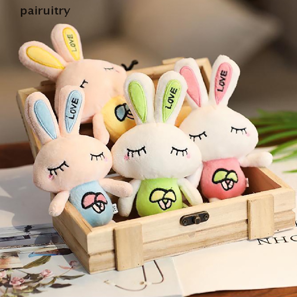 Prt 1Pc Lovely Rabbit Stuffed Plush Animal Bunny Mainan Untuk Bayi Perempuan Anak Hadiah Boneka PRT