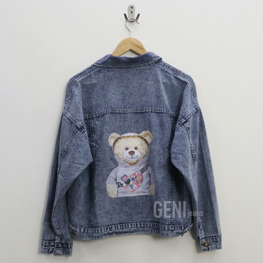 Hoobear jacket jeans wanita by Genijeans