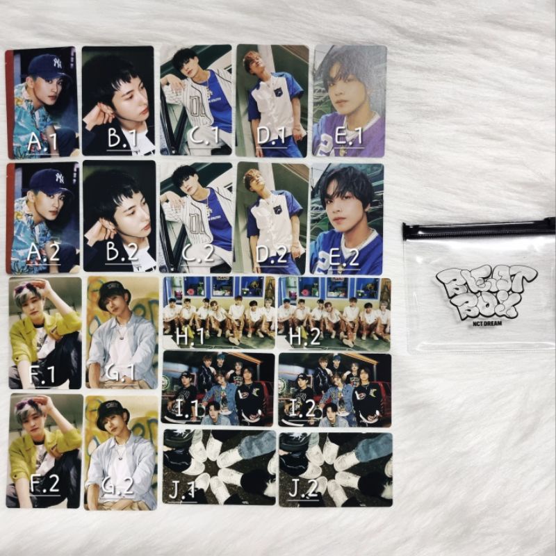 PC NCT Dream Beatbox Sticker Pack Jeno Jaemin Mark Haechan Jisung Chenle Renjun