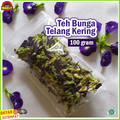 

Teh Bunga Telang Kering 100 gram Untuk kesehatan Menyembuhkan Darah Tinggi