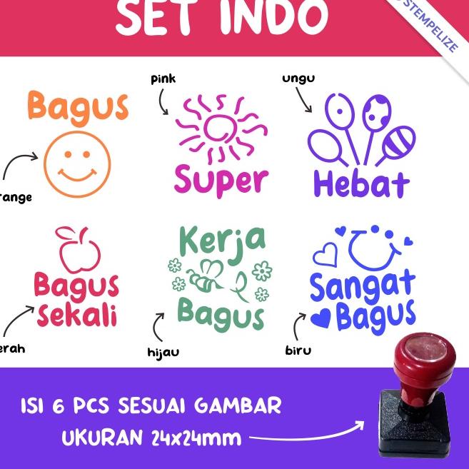 

[E-C3C[✓] Stempel Reward Penilaian Guru TK / SD / Anak terviral