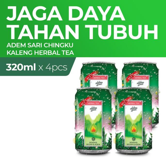

[BISA COD] Adem Sari Ching Ku Minuman Penyejuk Herbal Tea 4x325 ml