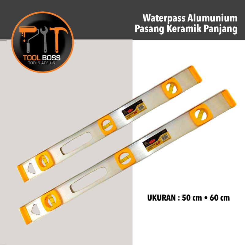 KENMASTER WATERPASS ALUMUNIUM - PASANG KERAMIK PANJANG