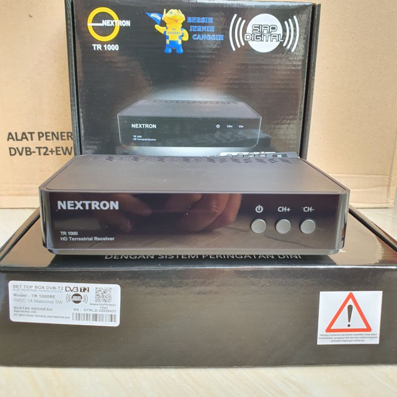 SET TOP BOX NEXTRON DVB-T2 NEXTRON PENERIMA SIARAN TV DIGITAL BERKAH ELEKTRONIK