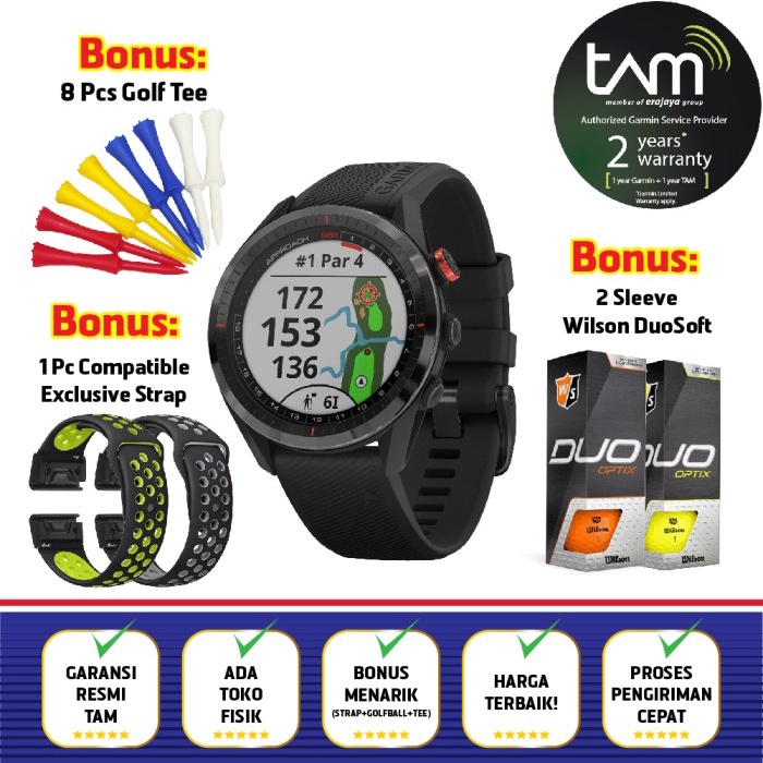 Garmin Approach S62 Premium GPS Golf Watch - Original