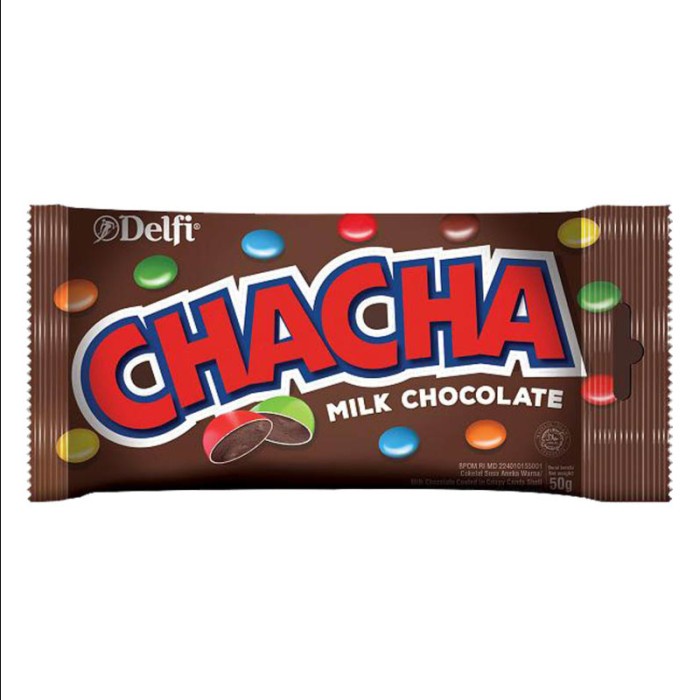 

Delfi Cha-Cha Milk Chocolate / Coklat Susu Aneka Warna 50 Gr