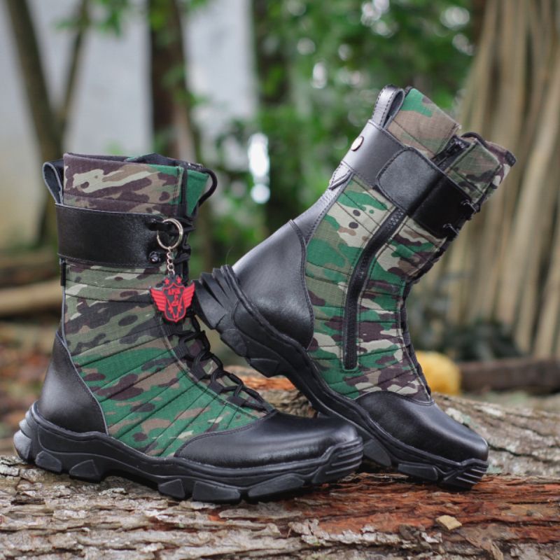 SEPATU PDL LORENG MALVINAS TERBARU BAHAN KULIT SAPI ASLI MERK APIK SEPATU PDL DINAS LAPANGAN TNI POLRI SECURITY SATPAM