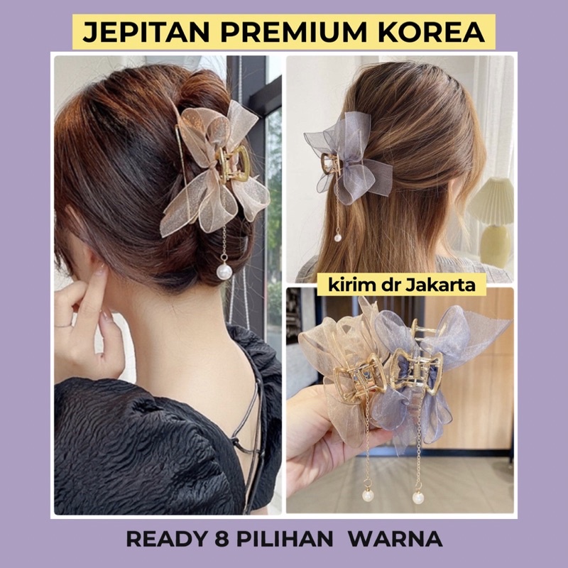 JEPIT Tmbut JUMBOJepitan rambut fashion Korea Jepit rambut Jedai Jepitan rambut wanita Ikat Rambut Pita vintange retro Import Bangkok Korea