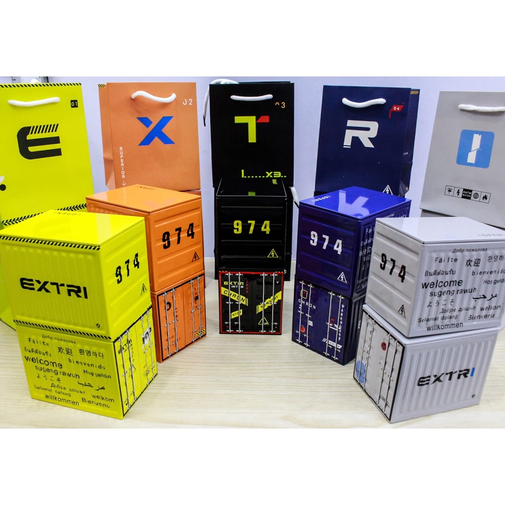 Jam Tangan Pria Extri X7001 Original Special Edition EXTRI Container Box FIFA WORLD CUP 2022 QATAR 974 STADIUM