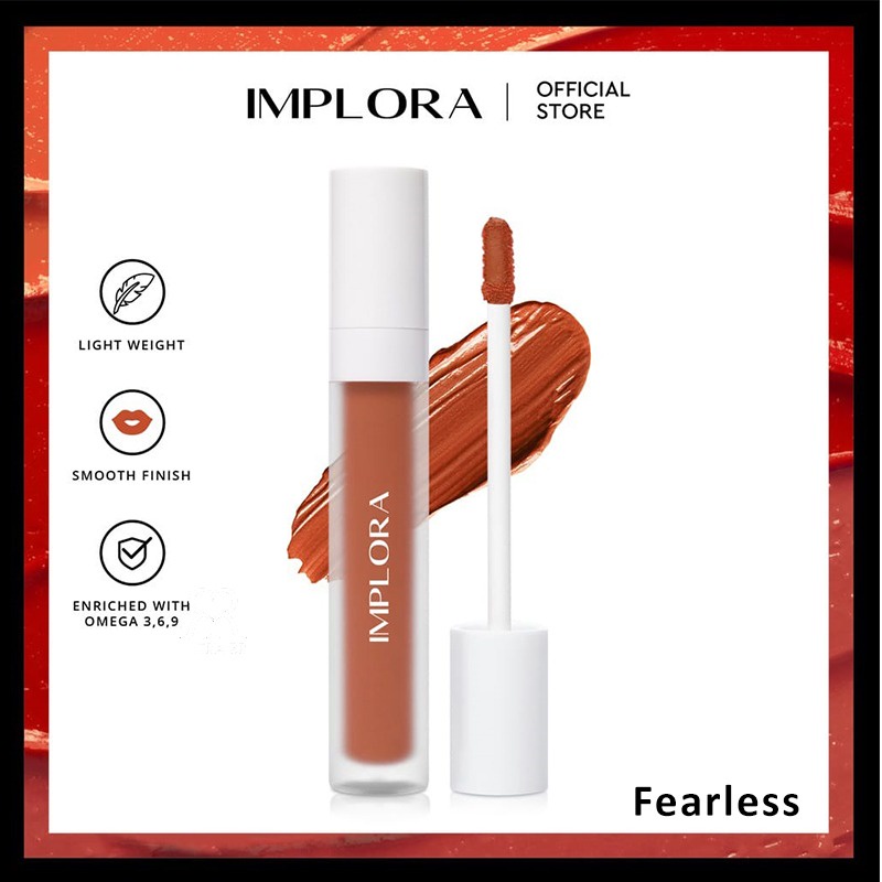 Implora Lip Velvet Matte | Lip Cream Velvet New BPOM