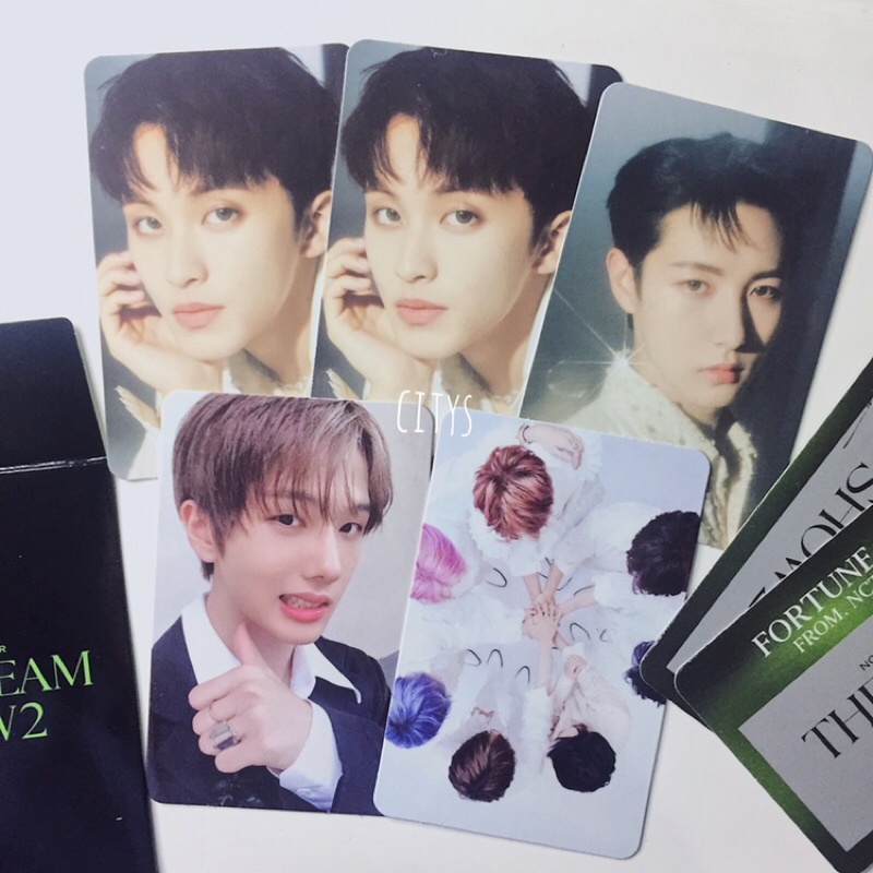 pc photocard md tds the dream show 2 fortune card grup nct dream