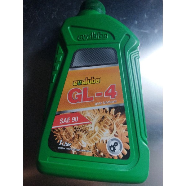 oli transmisi dan gardan evalube GL-4. 1liter SAE 90 dan 140