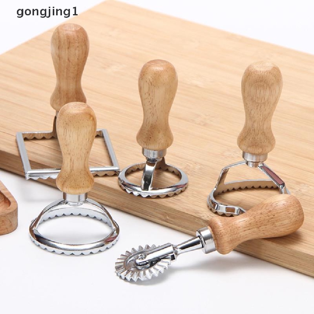 Ggg Pastry Wheel Cutter Roda Pemotong Pasta Cutter Wheel Ravioli Crimper Wheel ForHome Baking Tool ID