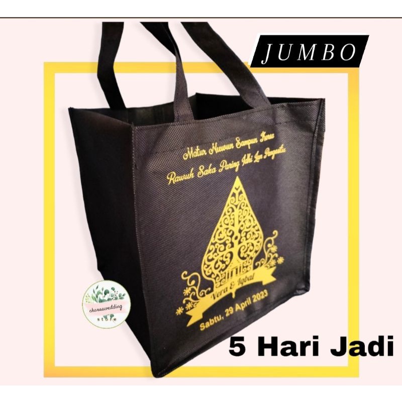 

Tas souvenir pernikahan & kematian Tas sablon Tas berkat Tas tasyakuran Aqiqah Jumbo