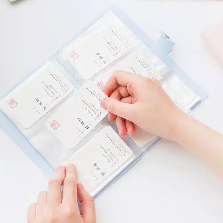 

[N-8W »] Tempat Lomo Card Photo Card ID Card Holder 240pcs Warna KPOP BTS BT21-proses cepat