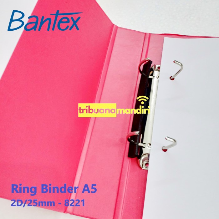 

RING BINDER BANTEX UKURAN A5/2D-25MM
