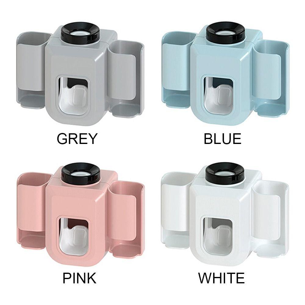 Solighter Toothbrush Holder Anti Air Tempel Dinding Organizer Sikat Gigi Otomatis