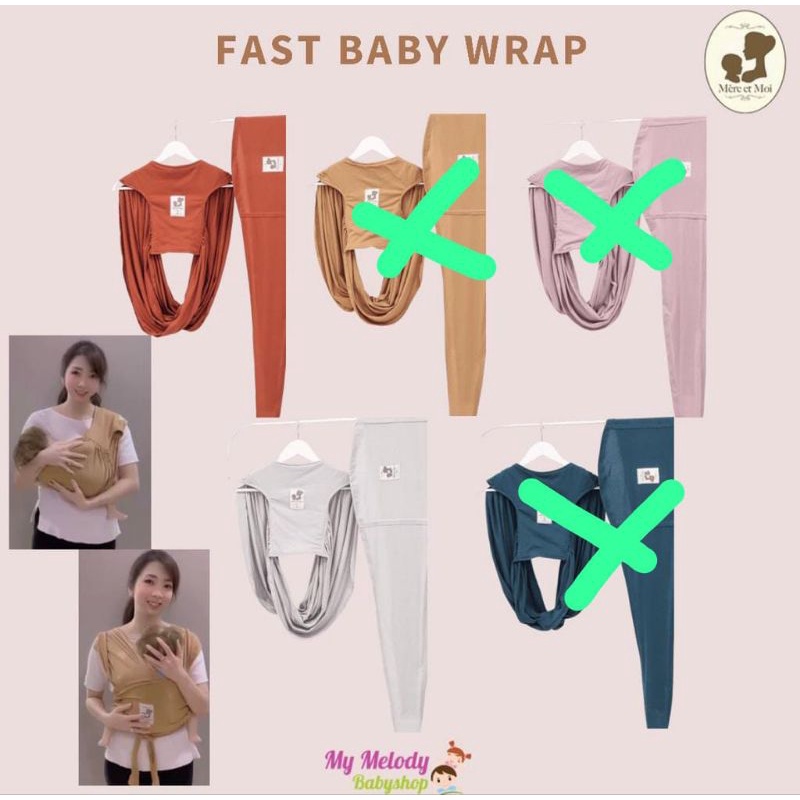 Mere Et Moi Gendongan Kaos