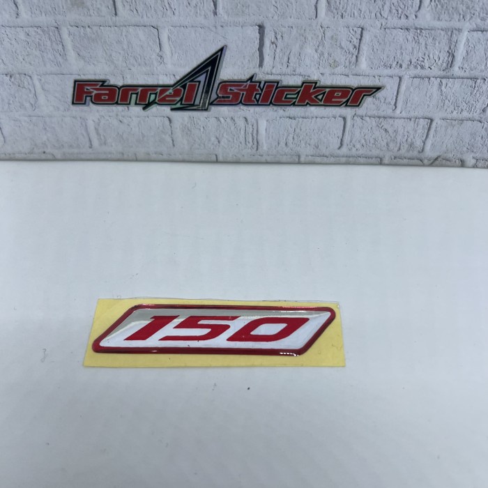 Stiker 150 timbul sticker 150 3d vario pcx