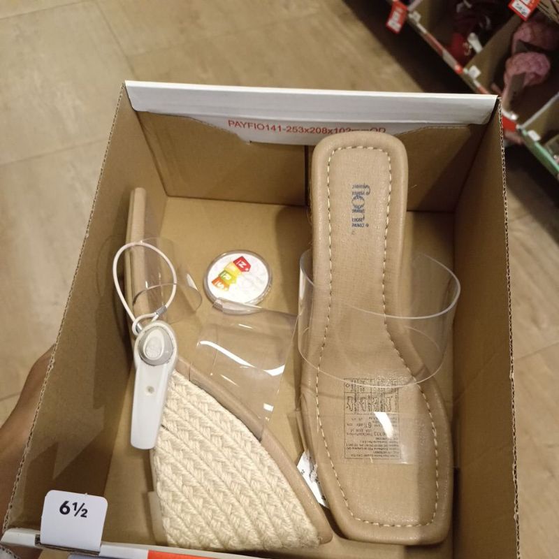 PAYLESS BY FIONI - ANIKA WEDGES CLEAR 196333