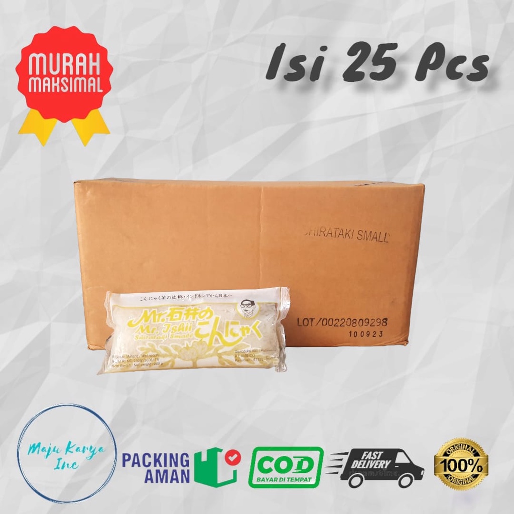 Bihun shirataki / angel hair shirataki dus isi 25 pcs