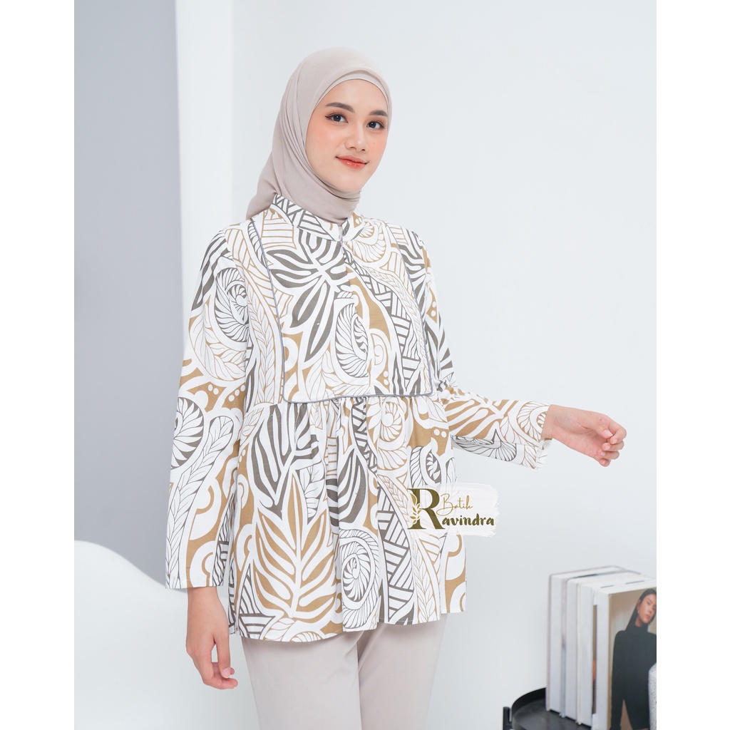 Blouse Batik Daun