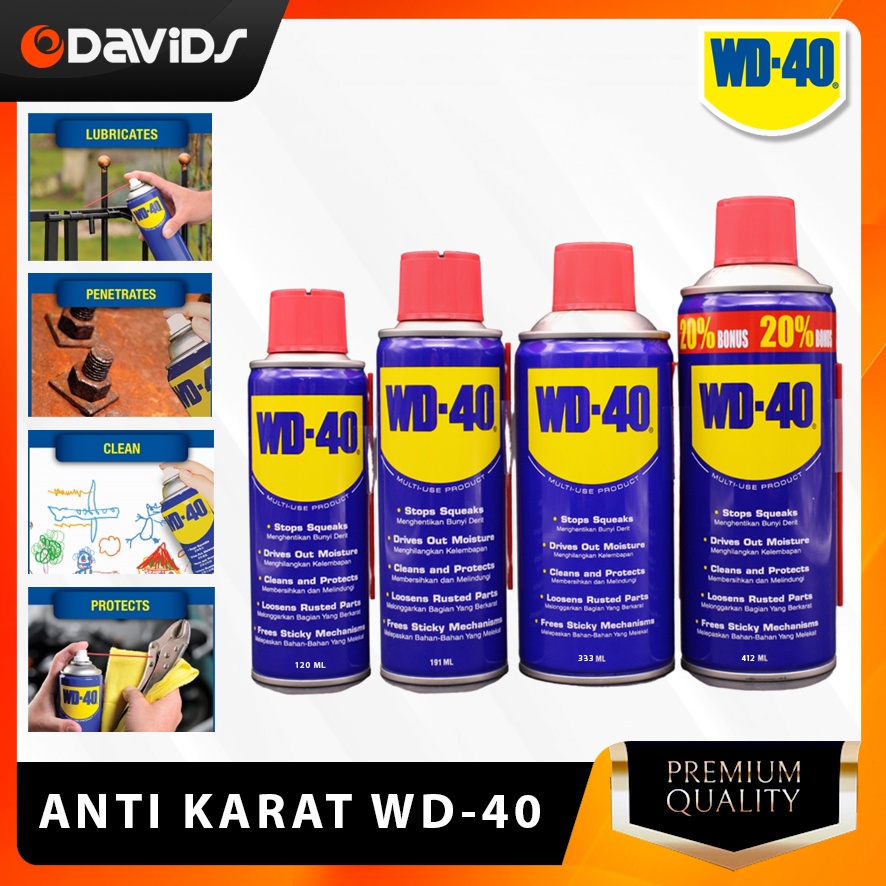 WD 40 Cairan Pelumas Anti Karat Semprot 191ml 333ml