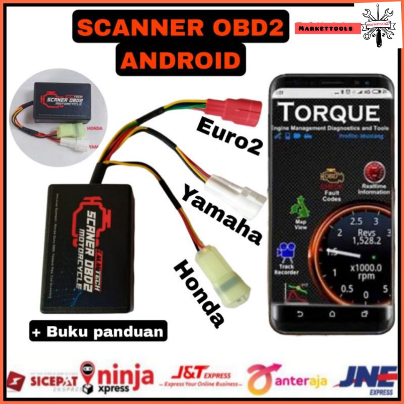 SCANNER SCAN OBD 2 Motor injeksi Versi android