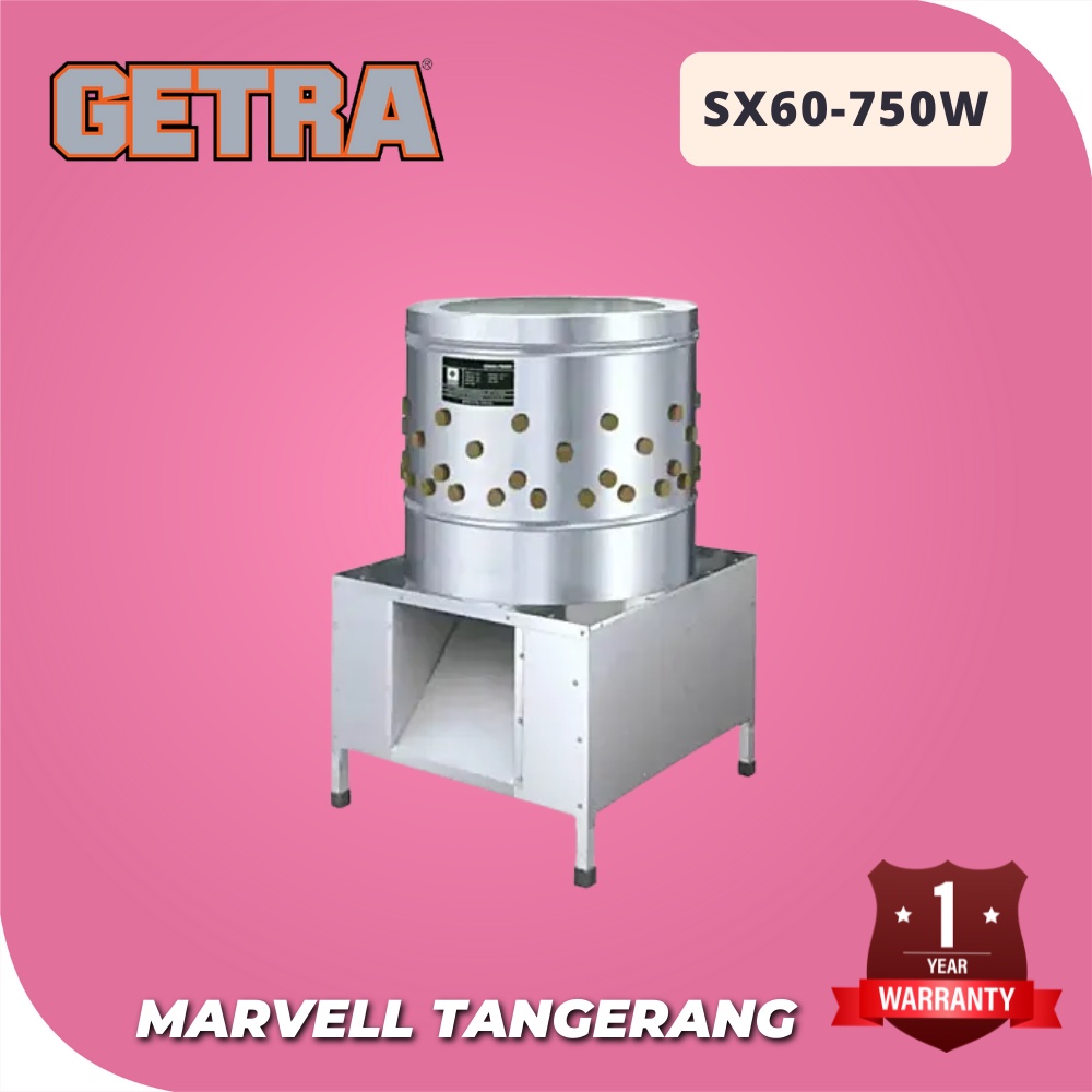 MESIN PENCABUT BULU AYAM GETRA SX60-750W POULTRY FEATHER REMOVER