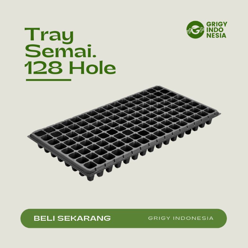 TRAY SEMAI - SEEDLING TRAY - POT TANAMAN - 128 HOLE