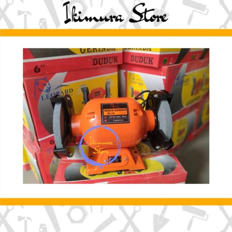 Gerinda Duduk / Bench Grinder 5&quot; / 6&quot; LEOPARD MD-150