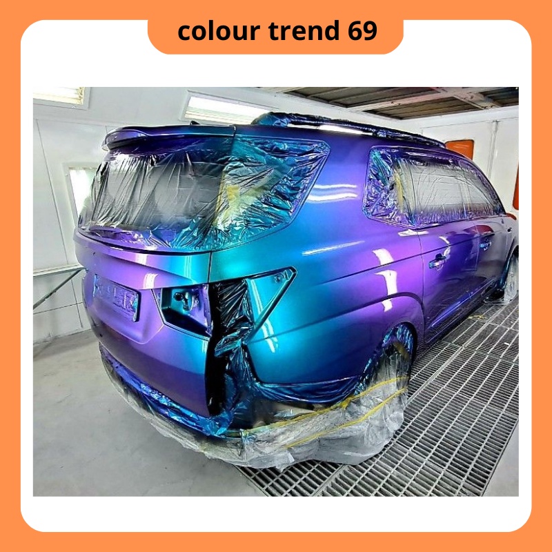 cat bunglon 3 warna blue purple green/cat bunglon chamelon