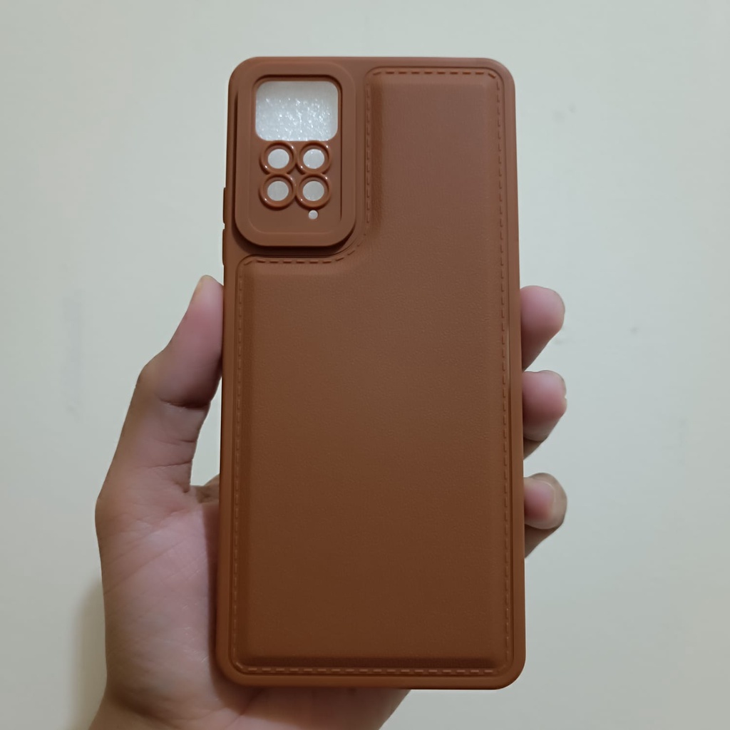 Promo Case XIAOMI REDMI NOTE 11 PRO / REDMI NOTE 11 PRO 5G Soft Case Leather Pro Casing TPU Lembut Tekstur Kulit Anti Benturan Fids Store