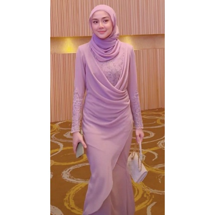 Bridesmaid Dress Kondangan Muslim / Sage Green Pink Rosegold Nude Milo