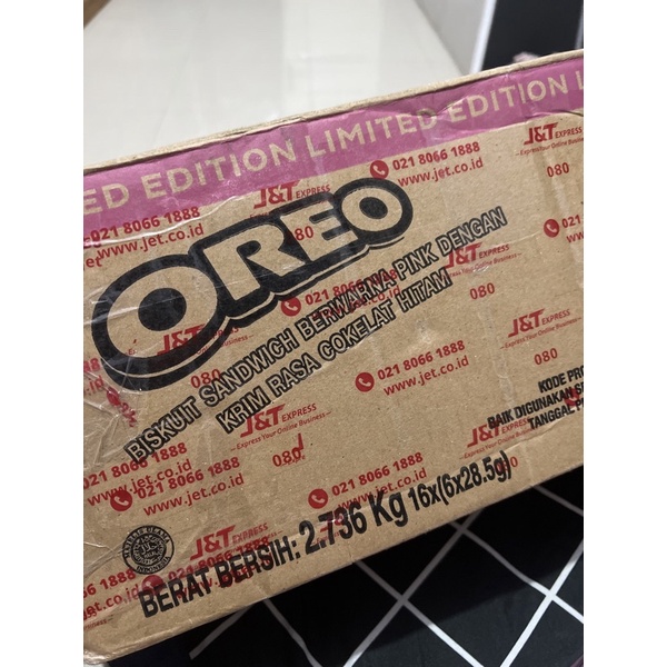 BACA DESKRIPSI - OREO BLACKPINK 1 DUS / KARTON SEALED (16PCS WITH PC)