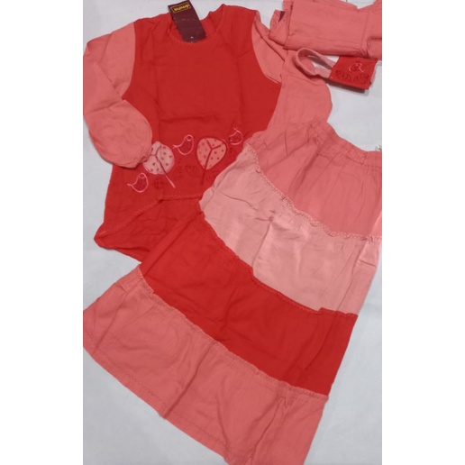 Sale Dannis 50% / Jubah dannis SIZE 7 / setelan rok rayon / baju muslim anak perempuan / dannis disk