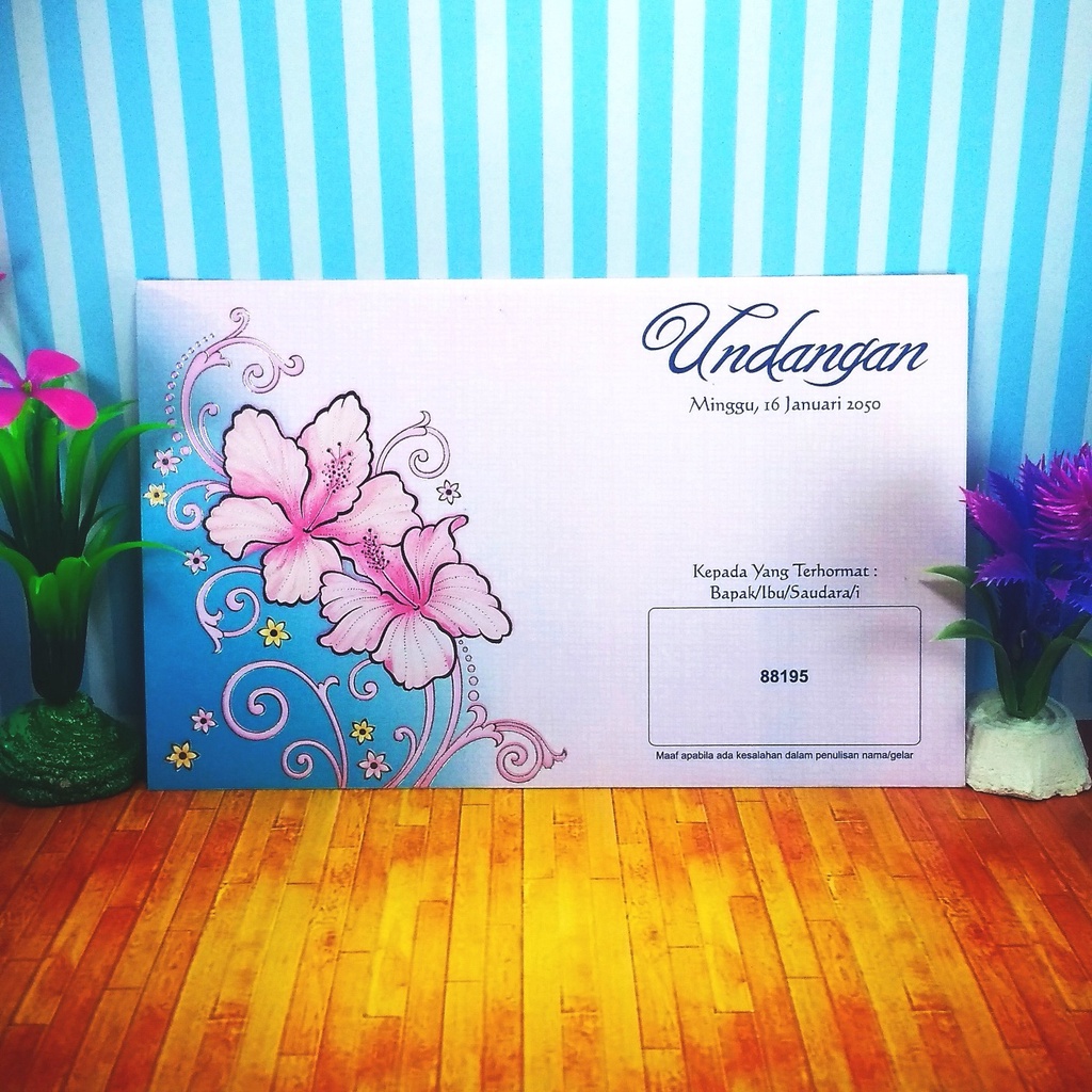 Undangan Erba 88195 Plus Cetak Teks Undangan