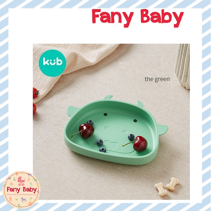 KUB SILICONE SUCTION DINNER PLATE