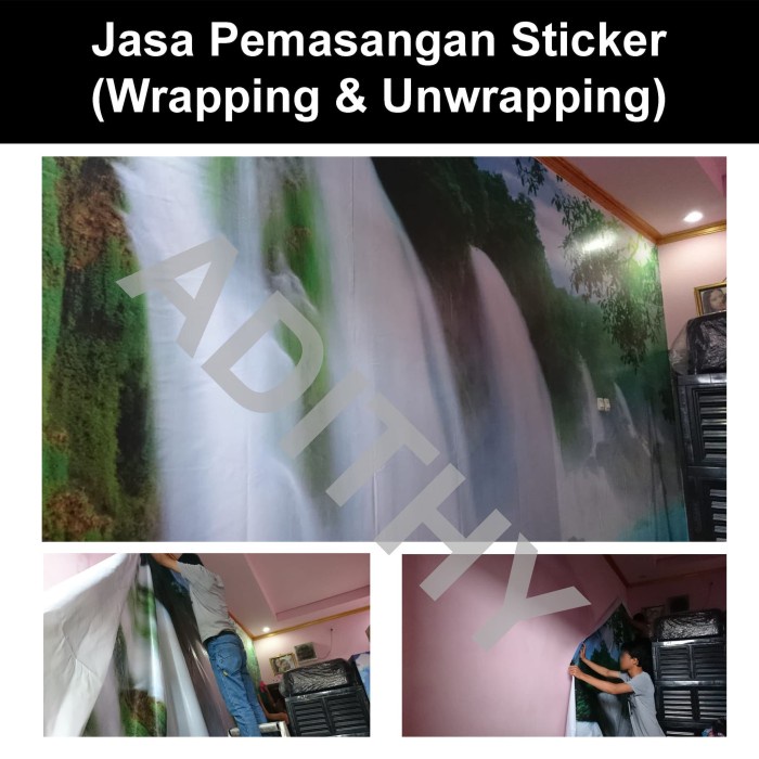 

Pasang stiker