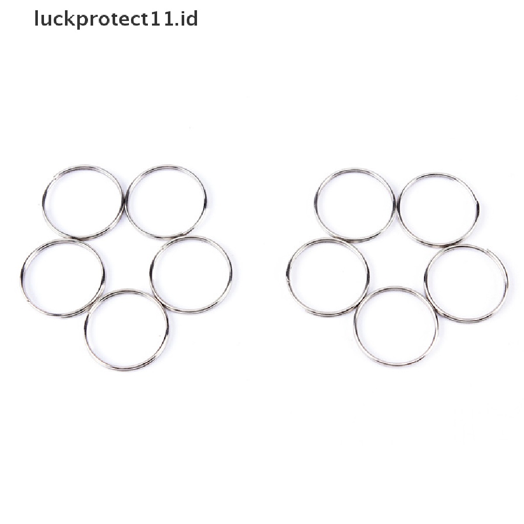 /Fashion Hot// Fashion// 10pcs Steel Keyring Split Key Rings Nickel Hoop Ring Nickel Plated Steel Loop.