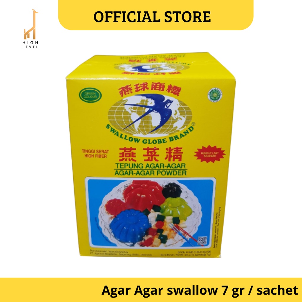 

Agar Agar Swallow Tepung Agar Agar Swallow Rumput Laut Asli sachet 7 gr