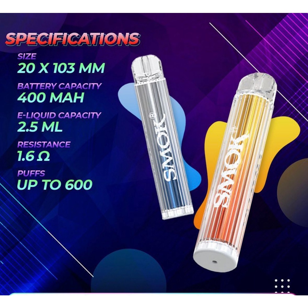 SMOK RAINBOW BAR DISPOSABLE