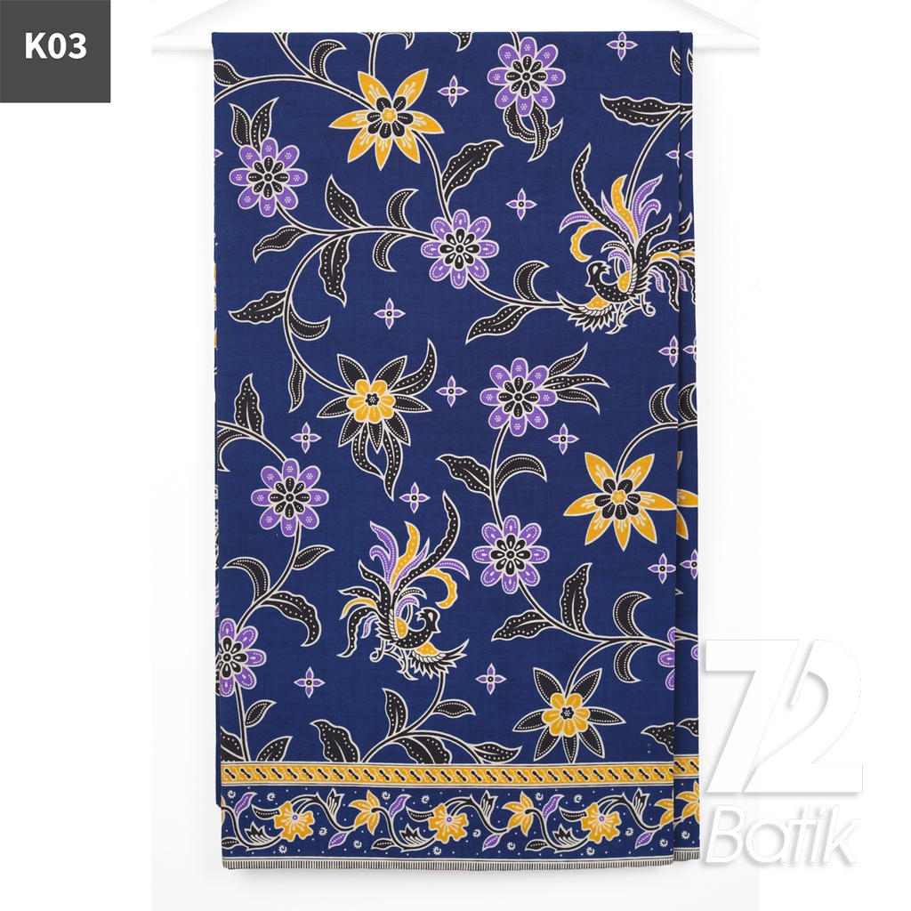 KAIN BATIK PREMIUM Bahan Katun Motif Kembang Fox Warna Merah 723082 Cap 72IL Jarik Jarit Samping Kebat Panjang Batik Katun Modern Premium Bahan Seragam Batik Pernikahan Kantor Keluarga Murah Kamen Jadi Batik Bali Lembaran