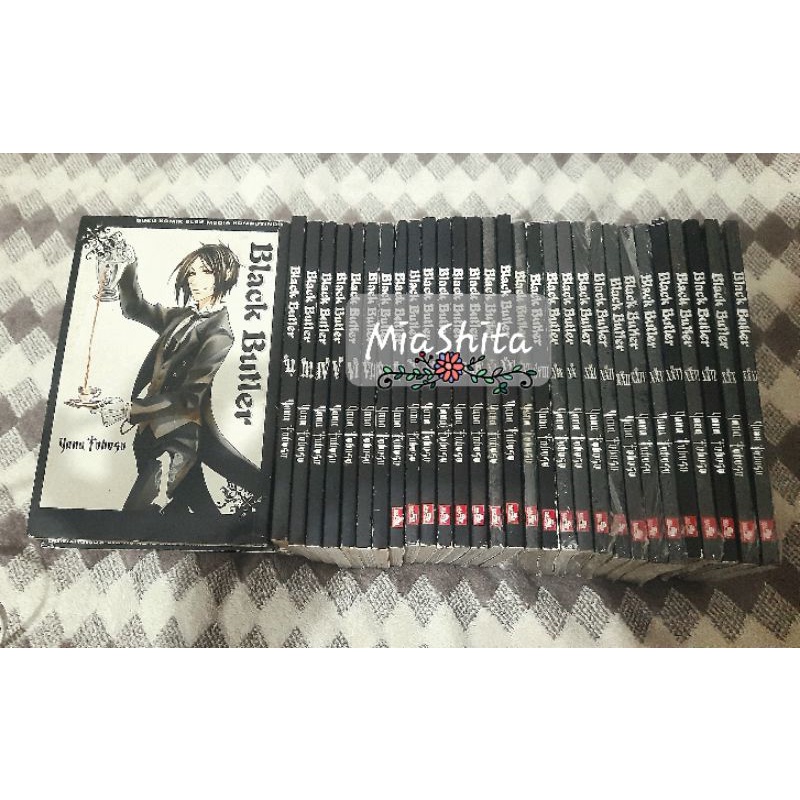 Komik Set Black Butler Vol 1-27og by Yana Toboso