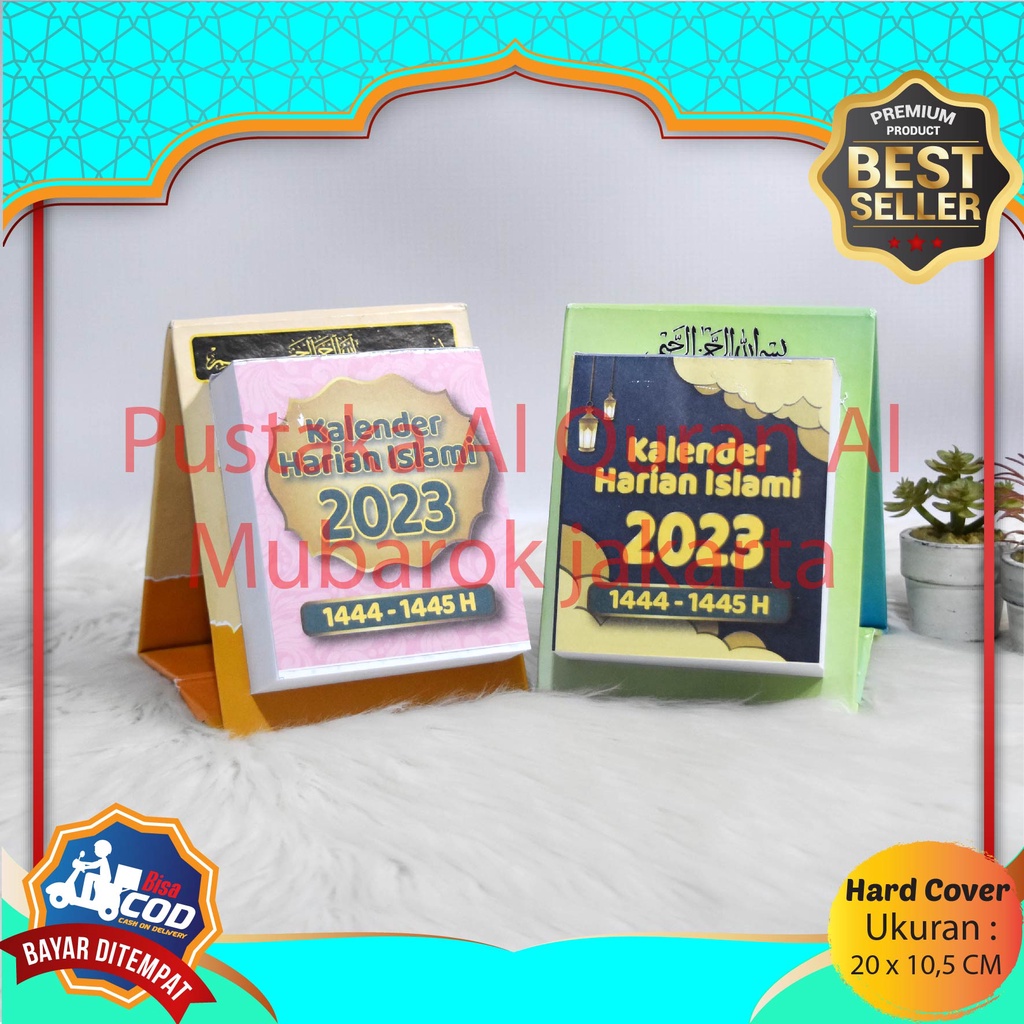 Kalender Harian Meja Islami 2023 Baru Kalender Sobek, Murah Kalender Meja, Kalender Duduk, Kalender 