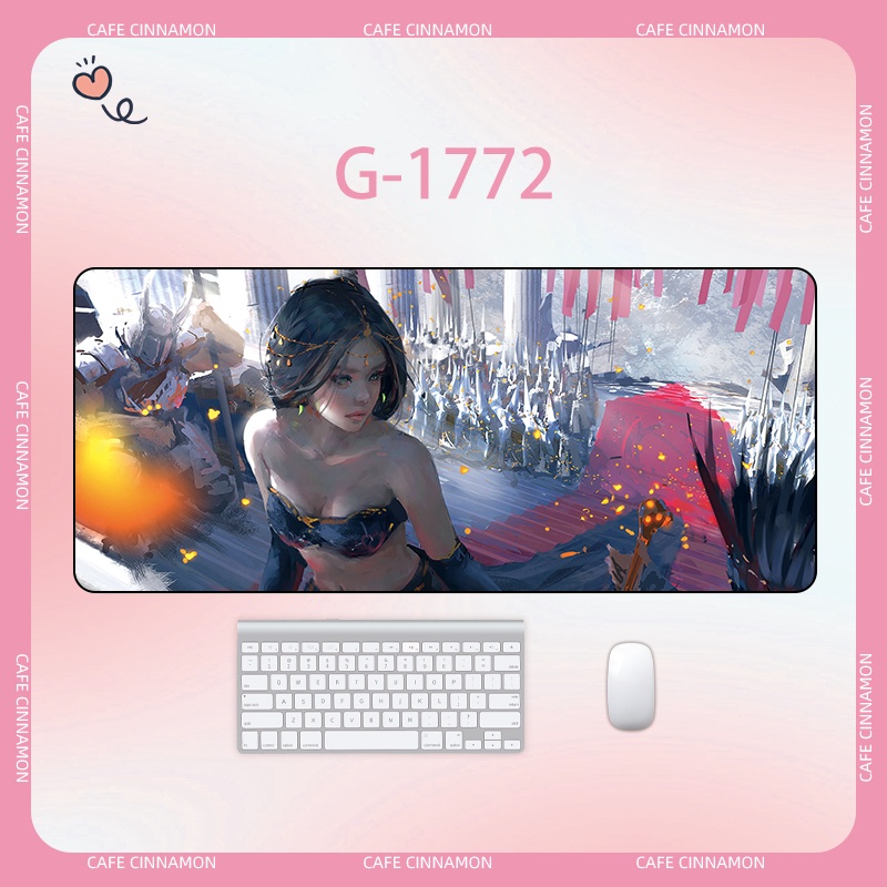 Dllencase Ghost Knife Series Mouse Pad Oversized Alas Meja Komputer Jahitan Tebal A334