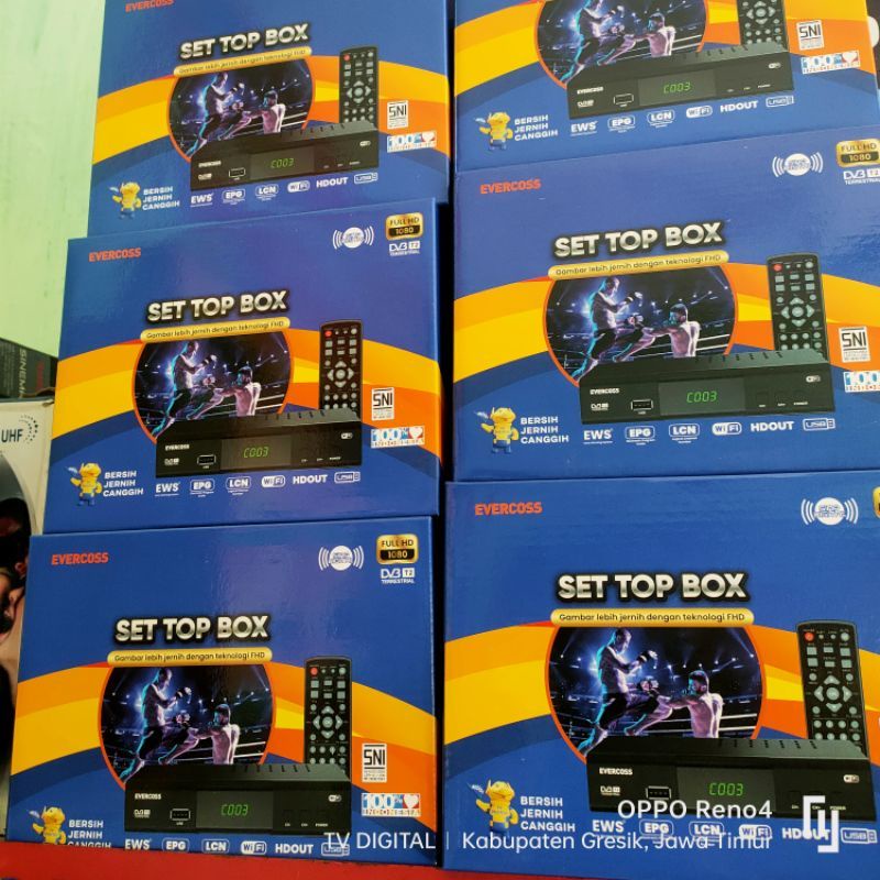 Set top box tv digital untuk TV tabung dan led