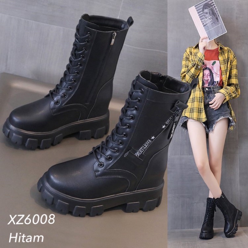 SEPATU BOOTS  FASHION KOREA XZ6008