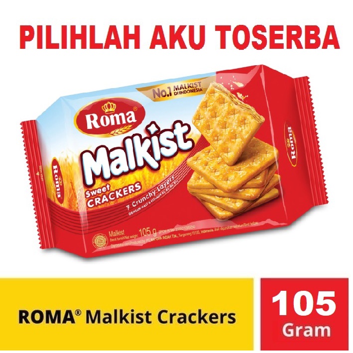 Biskuit Roma Malkist Crackers 105 gr - ( HARGA SATUAN )