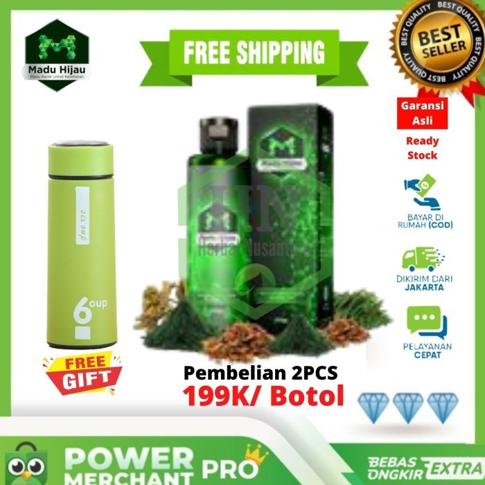 

[NEW] Madu Hijau Logo M - Madu Hijau 210 gr - Jual Madu Hijau Lambung Asli